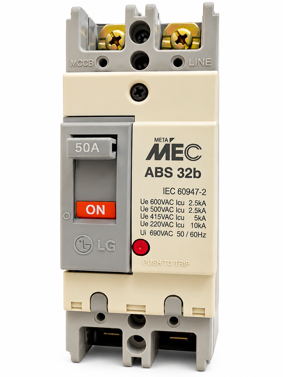 SEPL AC Kabli Breaker 50A – Used 2P MCCB