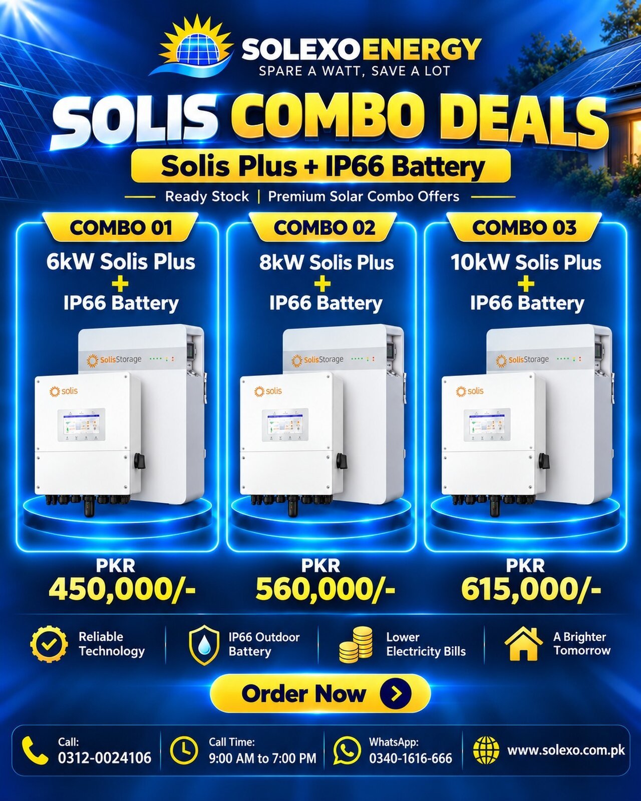 Solis 8kw Combo deal